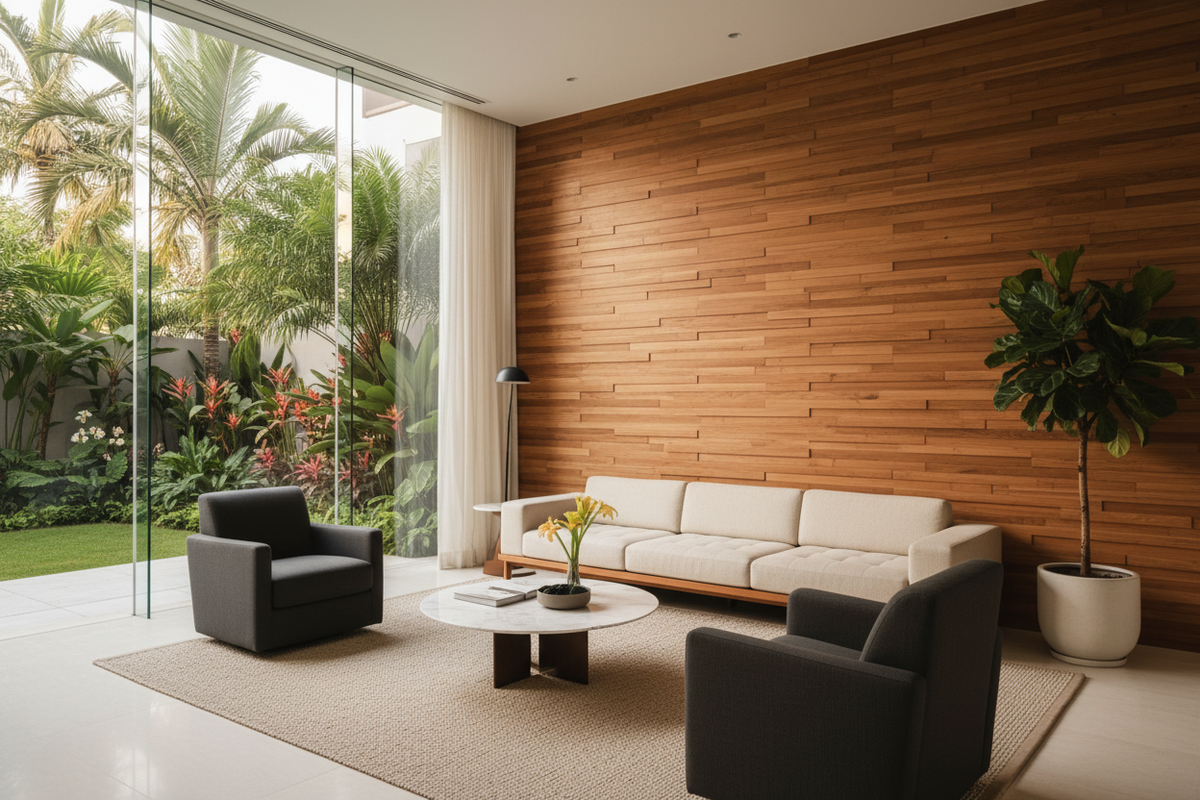 Decorative Wall Panel in Singapore Interior
